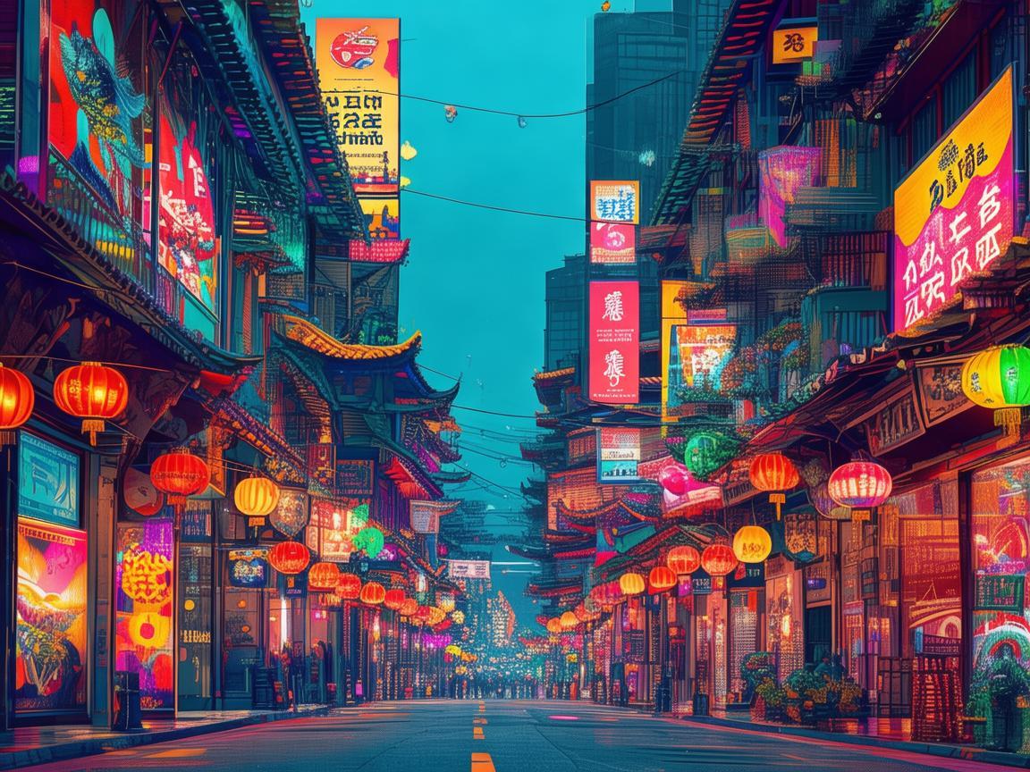 成都，平面設計靈感的繽紛舞臺