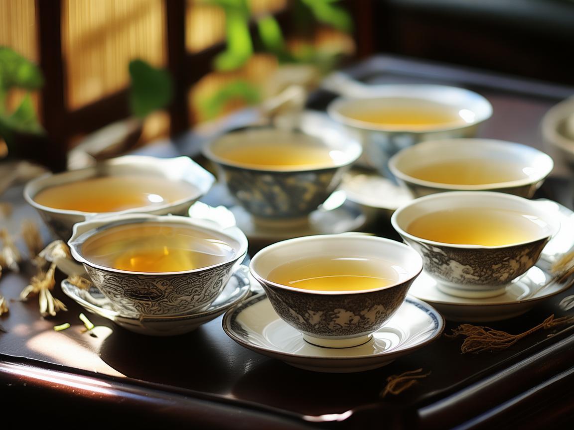 品味菊花茶，于淡雅中綻放的視覺盛宴